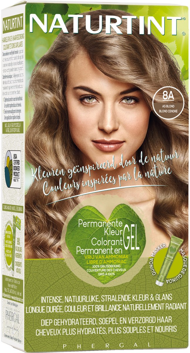 Bol.com 8A As Blond - NATURTINT - 170ml - Vegan - Ammoniakvrij - BioBased Certified - Microplastic FREE aanbieding