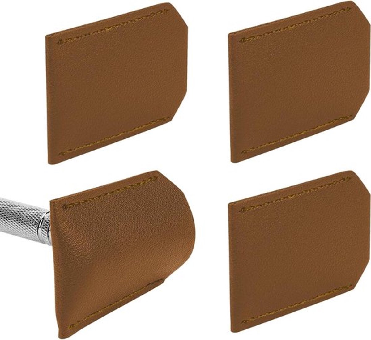 4-pak safety rasphoeden voor veilig scheren met Allecto Plus Guard