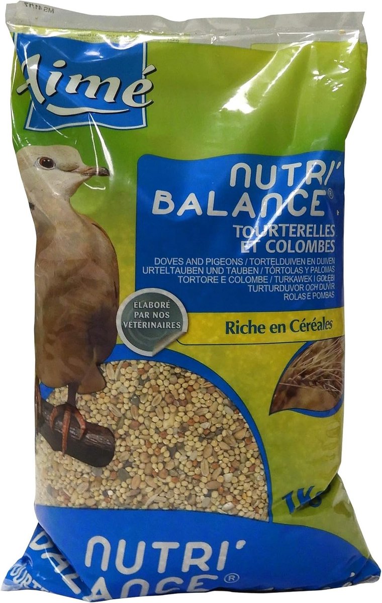 Voedsel voor Vogels - Zaadmengsel - Rijk aan Granen - Onder Veterinair Toezicht - Voor Tortelduiven en Duiven