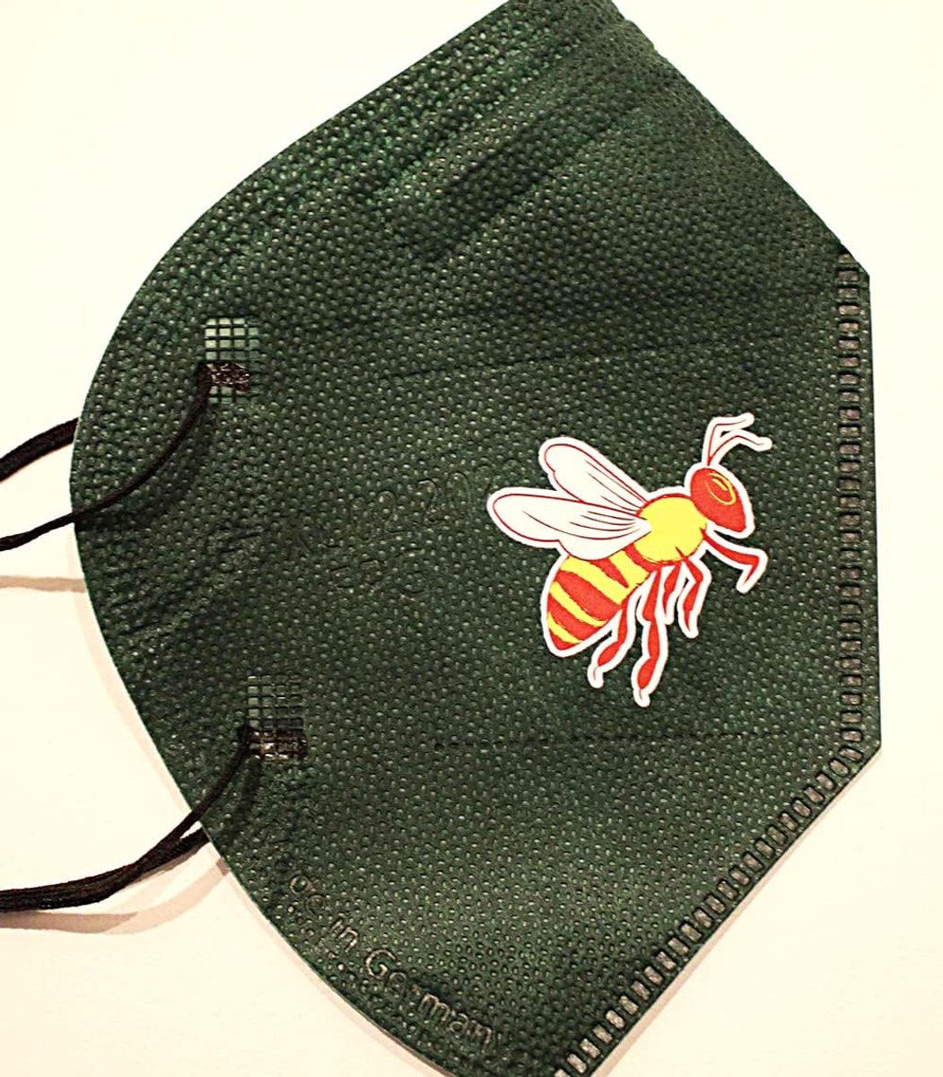 Stofmasker - Ademmasker Mondkapje - Veilig Werken - Opvouwbaar Ontwerp - 10 stuks - Groen