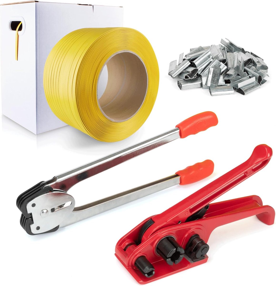 Verpakkingsbandset - Omsnoeringsset Bandspanner - Pakketten Zekeren - Hoge Spankracht - 3280 voet band - Niet gespecificeerd
