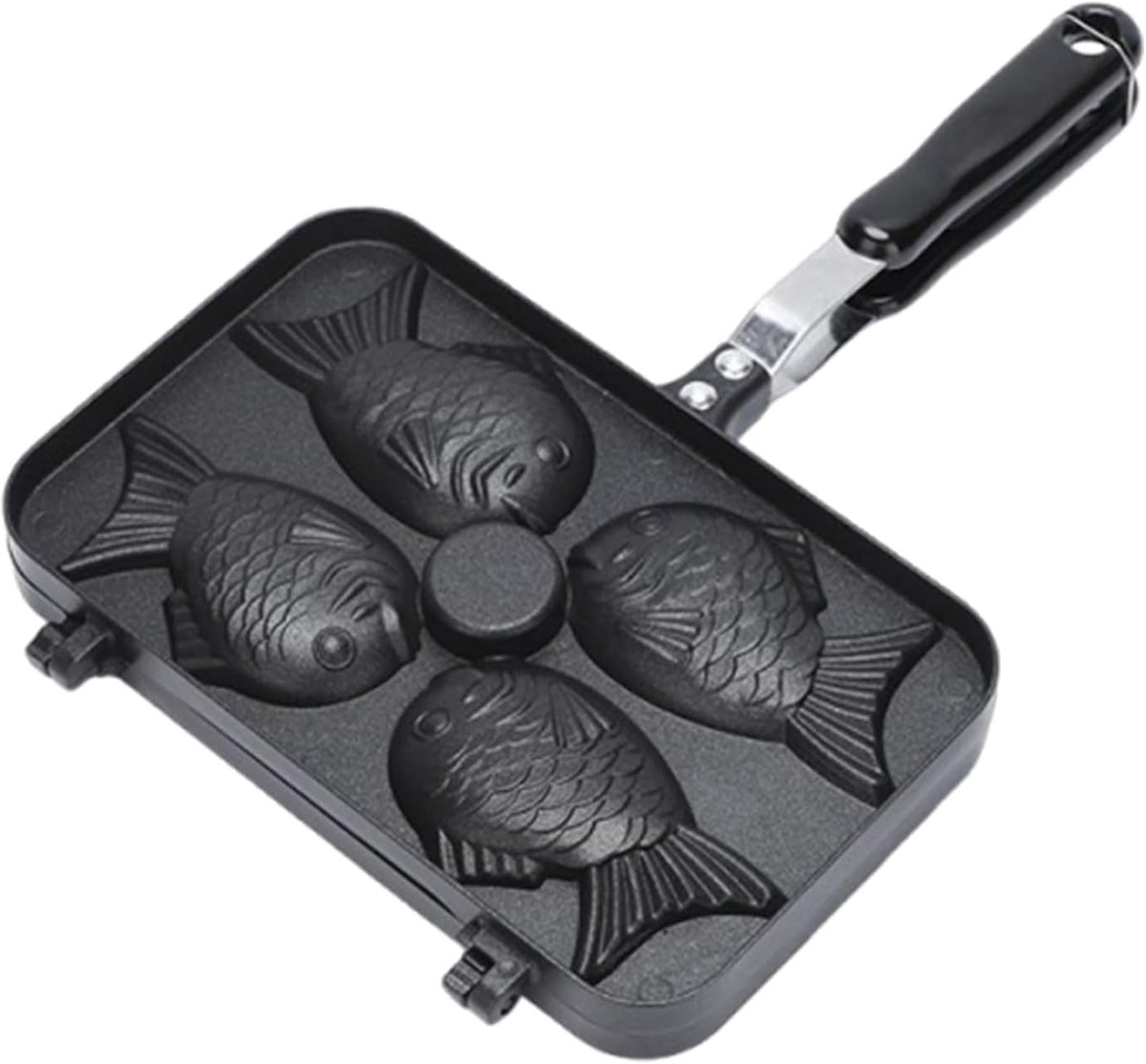Wafelpan - Cake Maker - Dubbelzijdig Bakken - Antiaanbaklaag - 25 cm breed - Veelkleurig