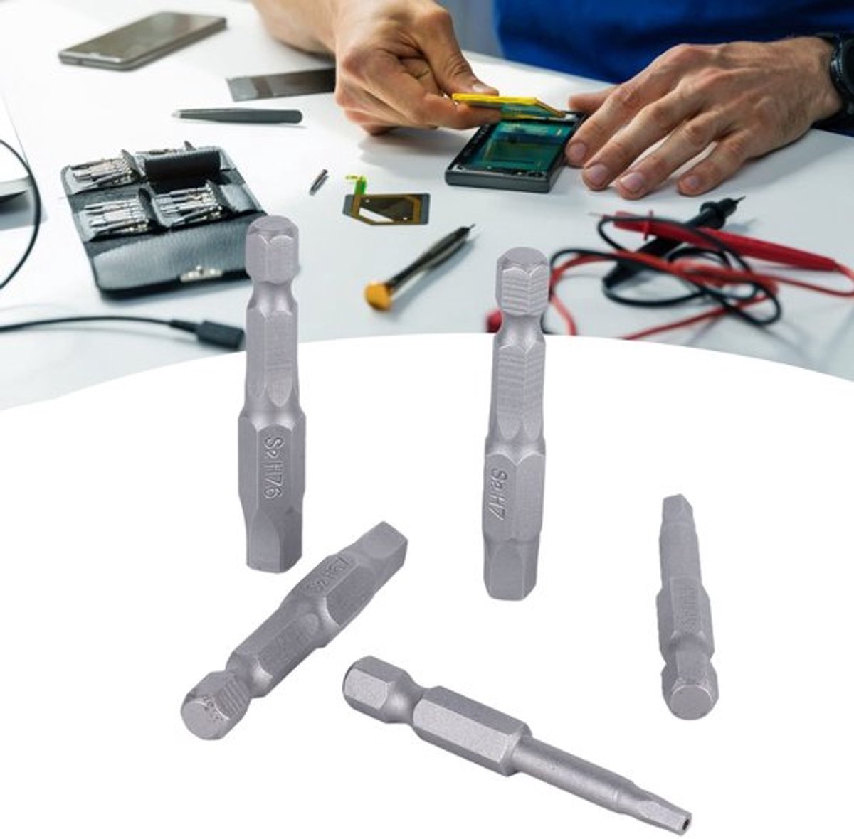 Jhubersproducts - Magnetische Vijfhoekige Schroevendraaier Bits - Duurzame
