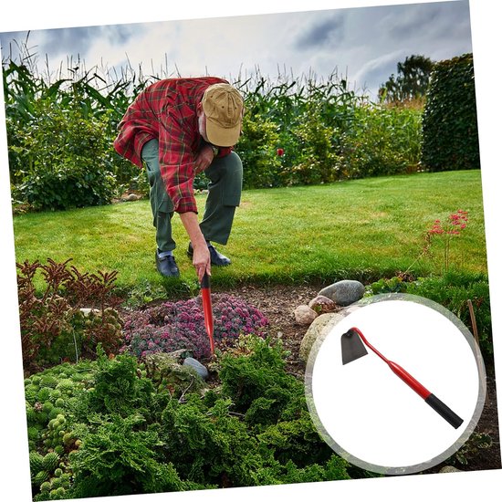 Hand Schoffel - Tuinploeg Grasmaaier - Tuinieren Bodem Losmaken - Draagbaar Lichtgewicht - 40 x 11 x 8.5 cm — afbeelding 2