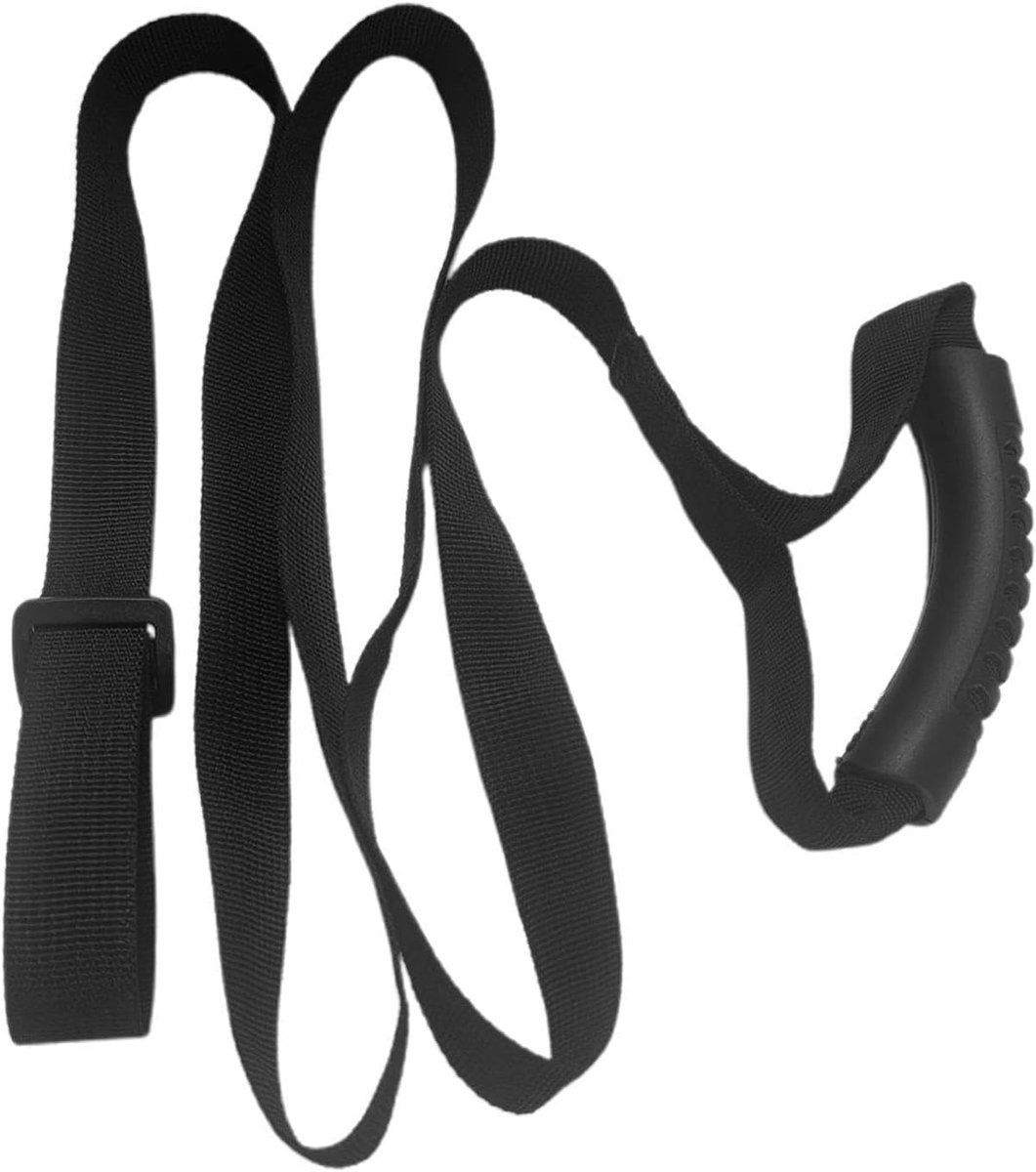 Kajak Trekkoord - Slepen Boot - Watersport Transport - Verstelbare Lengte - 90-150 cm - Zwart