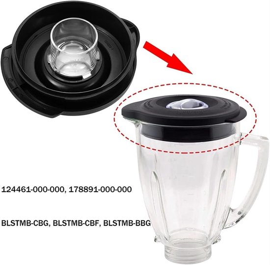 Mixer Deksel Vervanging - Reserve Onderdeel - Keuken Apparatuur - Goede Afdichting - 6 Cup - Transparant — afbeelding 4