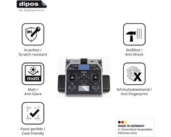dipos – 2x Matte Pantserfolie geschikt voor Graupner MC-26 HOTT | 9H Screenprotector