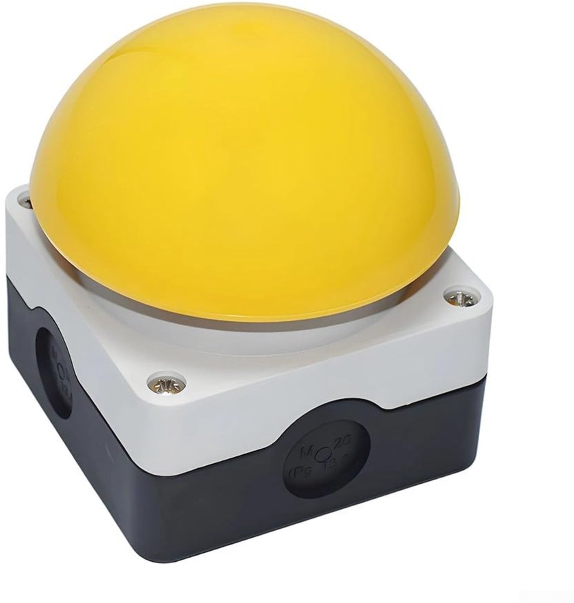 Veiligheidsschakelaar - Noodstopknop - Apparatuur Bediening - Zelf Resetten - Compact Formaat - Geel