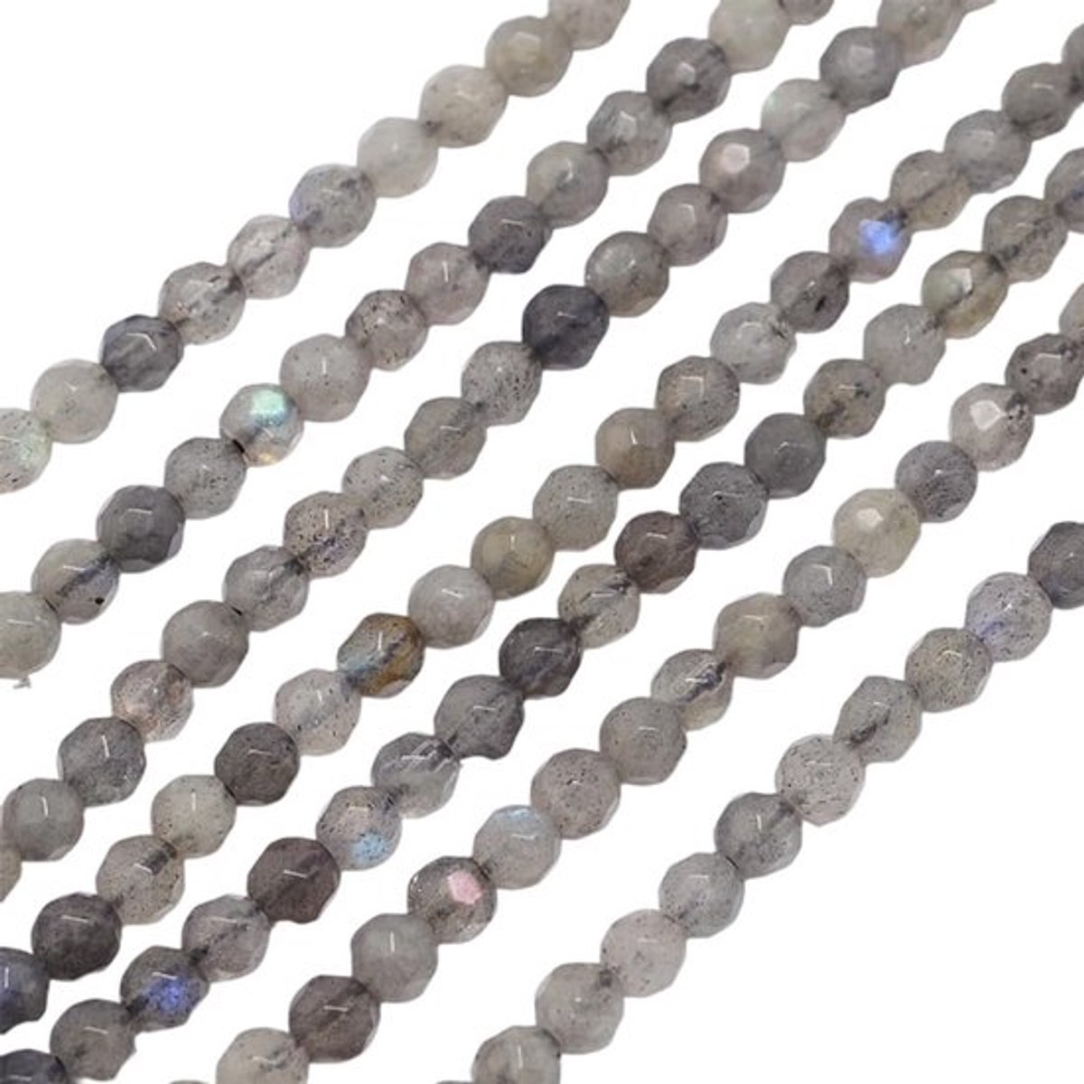Vt products - Labradoriet Kralen - Edelsteen Kralen - 180 Stuks - 4 mm - Facet