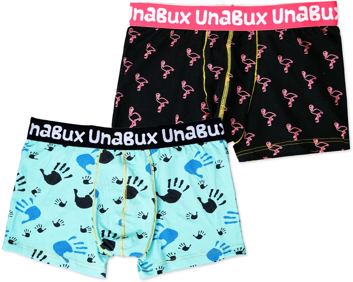 Unabux Boxershorts JAMES FLAMINGO Mix