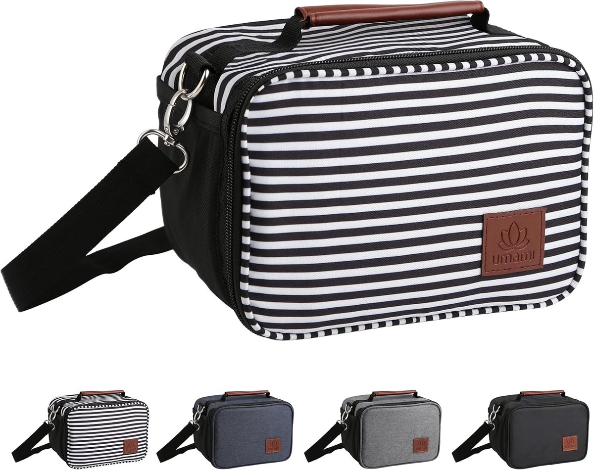 SnelShoppen - Umami Koeltas Kleine Lunchbox - Geïsoleerde Koelbox met Verstelbare Schouderriem en Ergonomische Handgreep - Ideaal voor Camping, Pickni