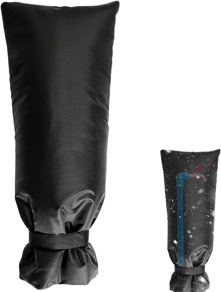 Winterse Waterkraan Bescherming - Geïsoleerde en Waterdichte Dekking voor Buiten, Geschikt voor Tuin, Brandkraan en Vorstpreventie - 63x33cm