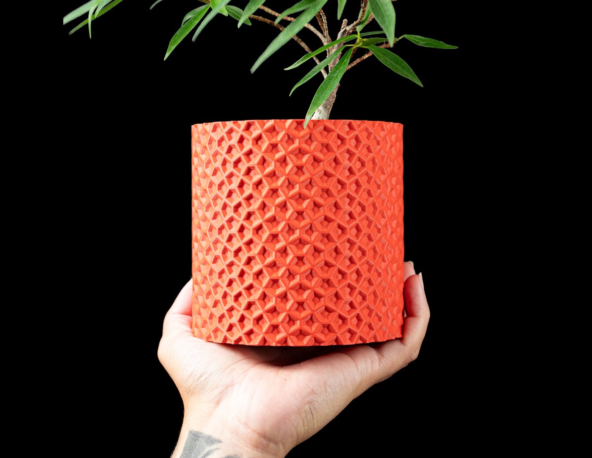 Skushy Ordan Bloempot - Moderne Designpot voor Kamerplanten - Sculpturale Plantenpot voor Woonkamer en Kantoor - Premium Woondecoratie