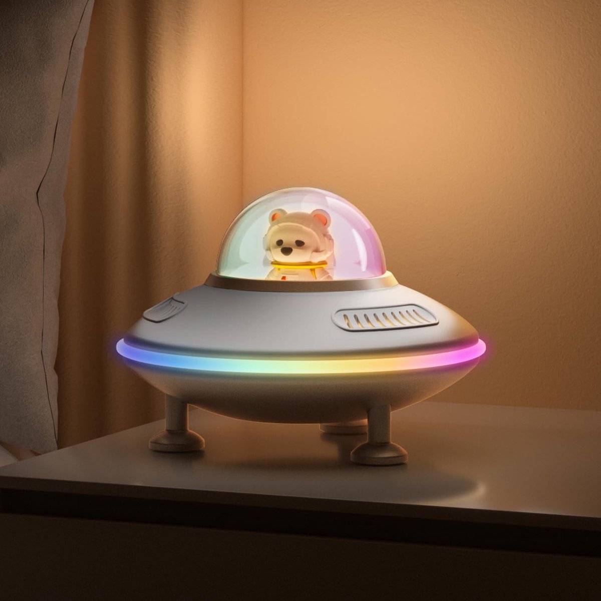 SnelShoppen - Bluetooth Luidspreker met Licht, RGB Kleurverandering, USB/Micro SD, AUX-in, Gaming & Decoratie, Nachtlampje voor Kinderen, Tieners en F