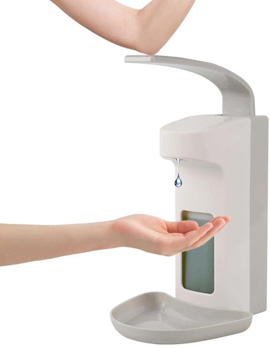 Kunststof Desinfectiedispenser 500 ml - Wandmontage en Zeepdispenser