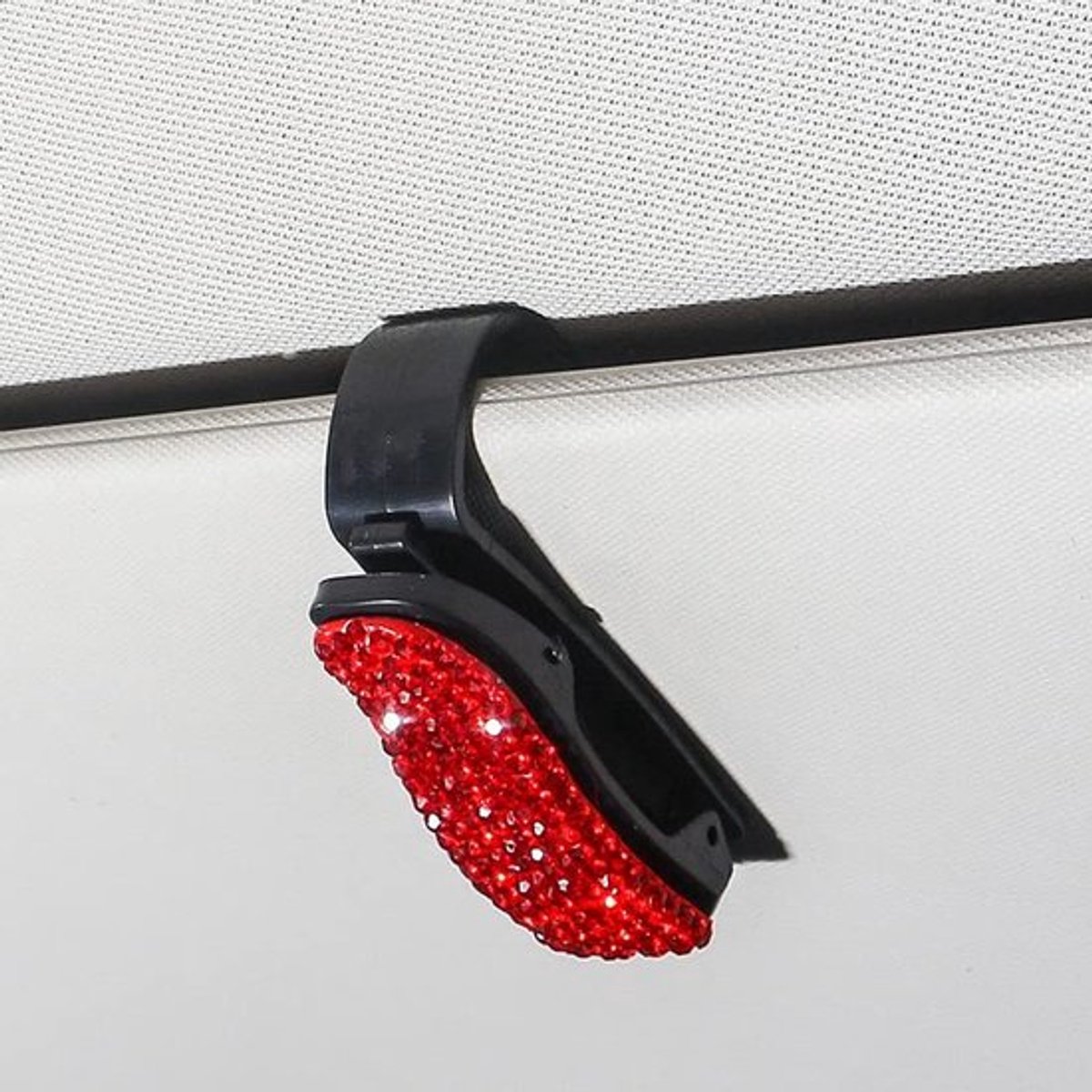 Set van 2 Auto Brillenhouders met Bling Kristal