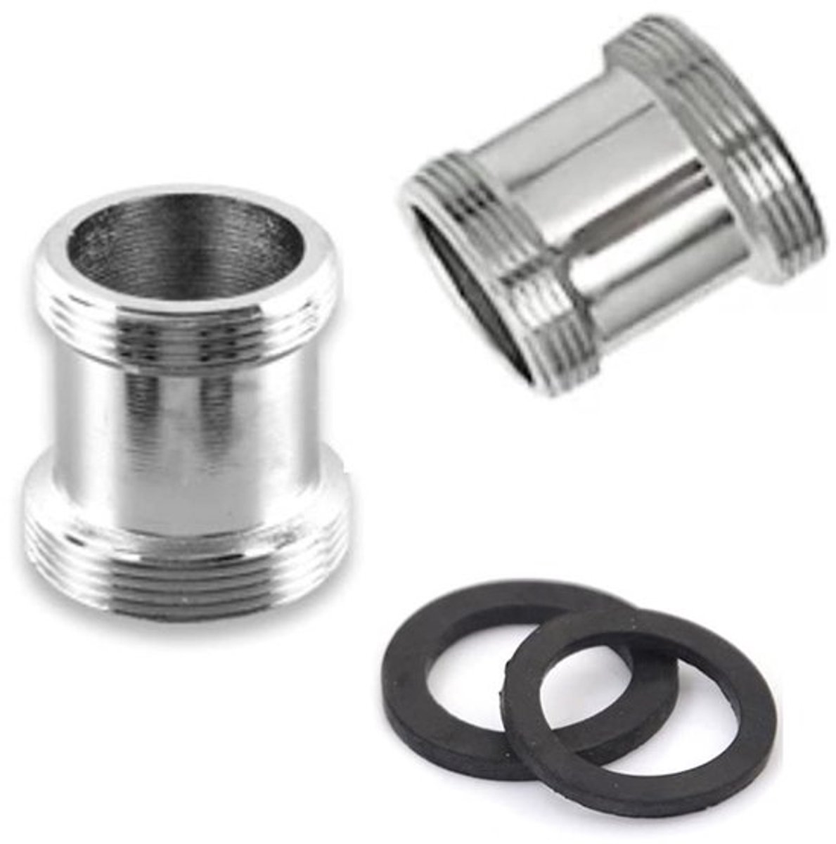 Messing Kraan Adapter - Waterbesparend - 22mm naar 21mm - Geschikt voor Gootsteenkraan - E