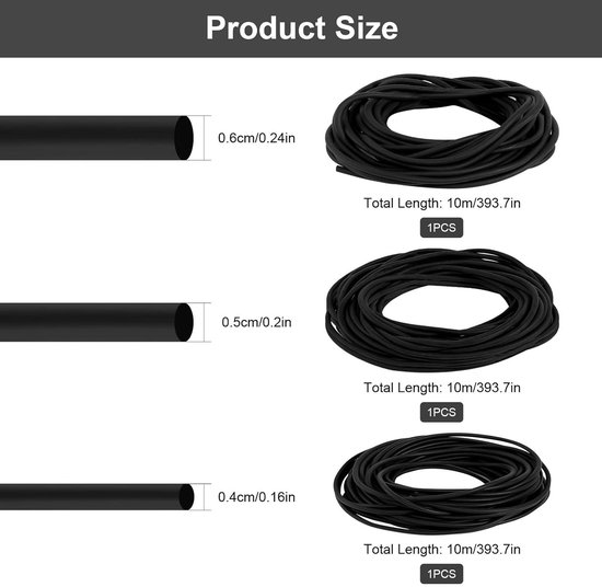 Afdichtkoord voor voegen, 30 meter Ø 4 mm/5 mm/6 mm, ideaal voor naadafdichting, betonvulling en spleten — afbeelding 5