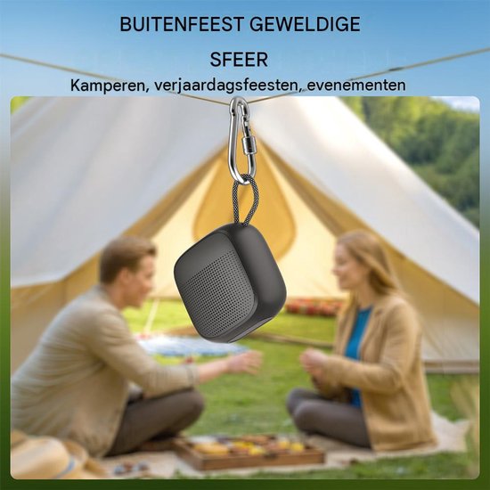 longziming -Draagbare Bluetooth Luidspreker - Mini Speaker - Compacte Draadloze Speaker met Krachtig Geluid - Bluetooth 5.3 - TF Kaart en AUX Ondersteuning - Voor Buiten, Reizen en Sport van Longziming — afbeelding 4