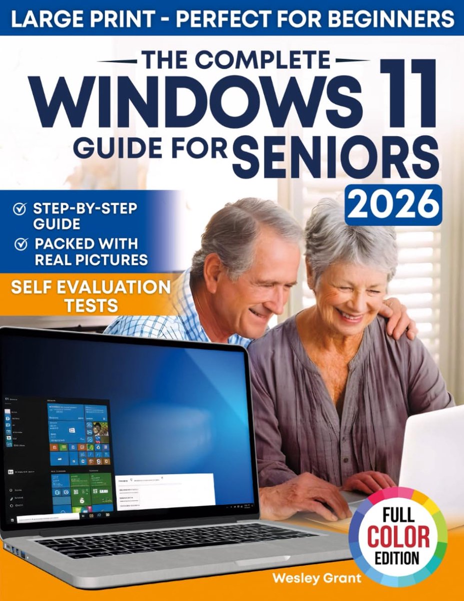 SnelShoppen - Complete Windows 11 Gids voor Senioren - Stapsgewijze Visuele Handleiding voor Beginners - Volle Kleur - Leer Windows 11 Makkelijk en Zo