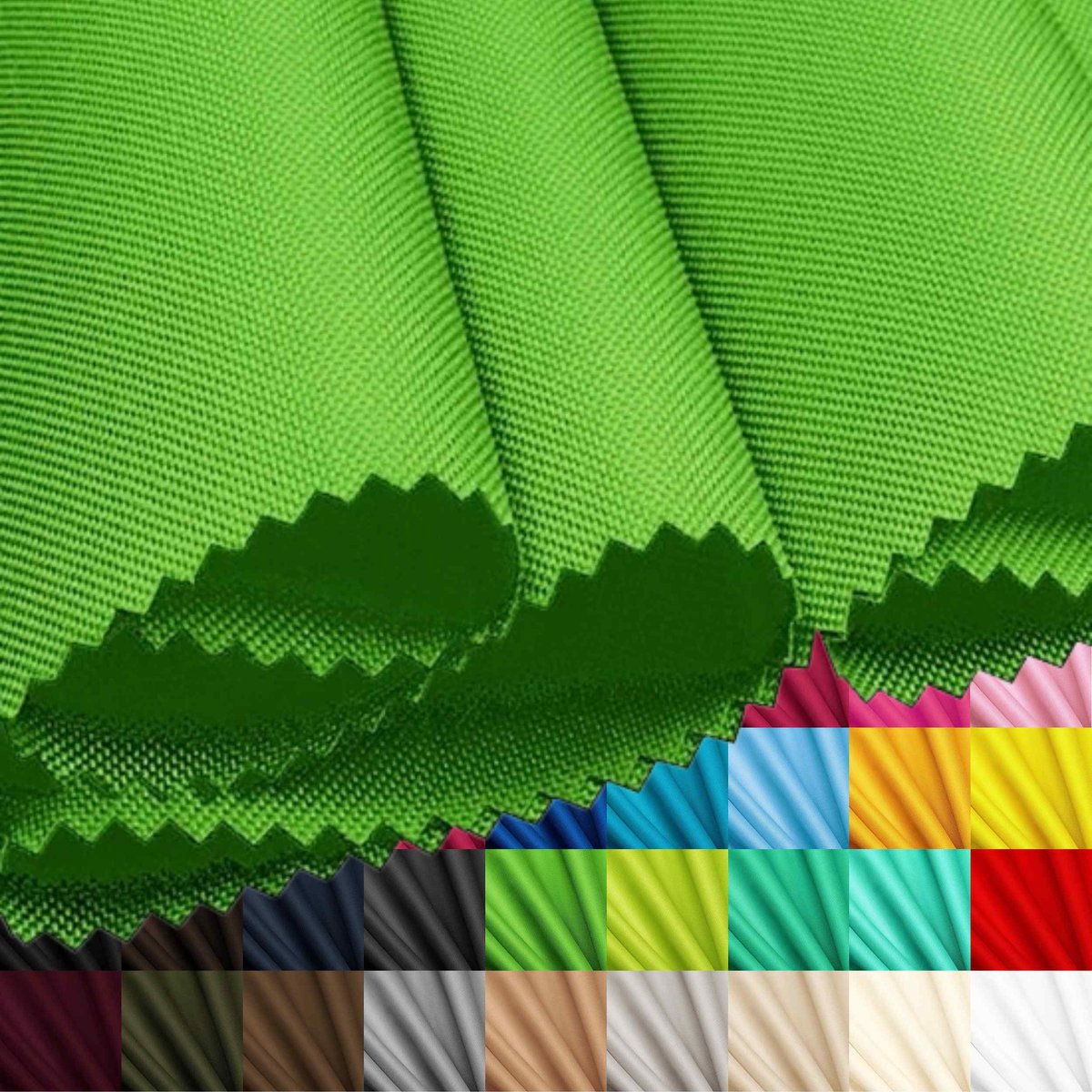 Lantigo Oxford 500D Stof Waterdicht Groen 160 cm Meterware 1 m – scheurvast & PU-gecoat