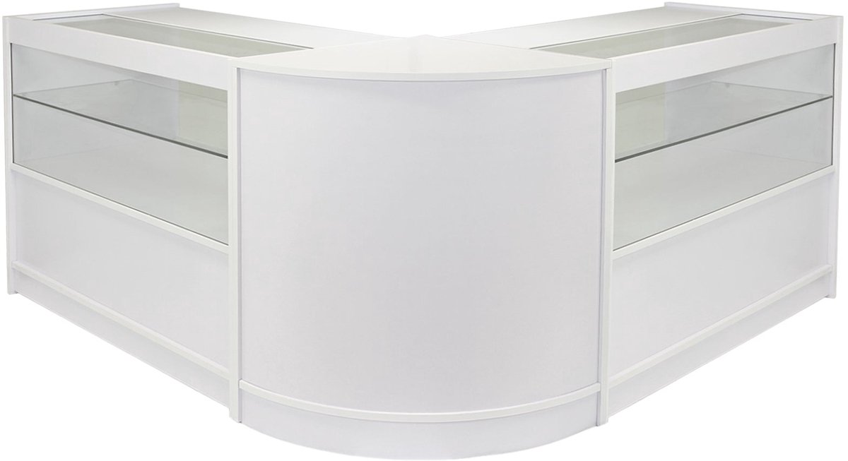Gemini c1200 + cm60 toonbankset - briljant wit - 90x120/60x60 cm