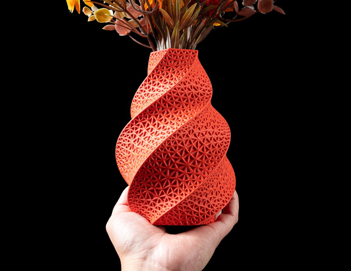 Skushy Vaas Wire - Geschikt voor Bouwbloemen - Japandi Designvaas voor Droogbloemen en Kunstbloemen - Sculpturale Decoratieve Vaas - Moderne Woondecoratie
