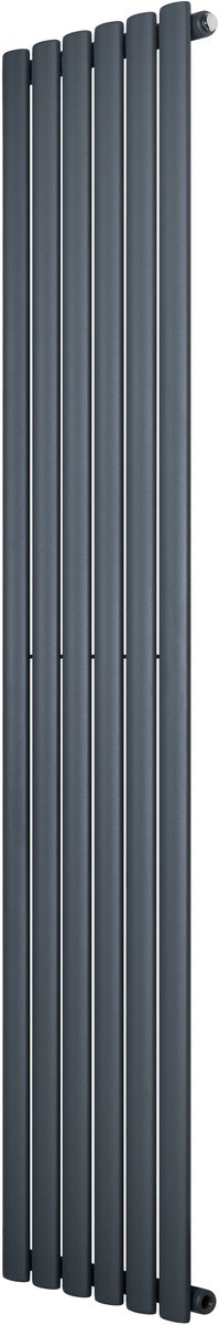 Ovale design radiator - 1 kolom - 1800x360 mm - grijs