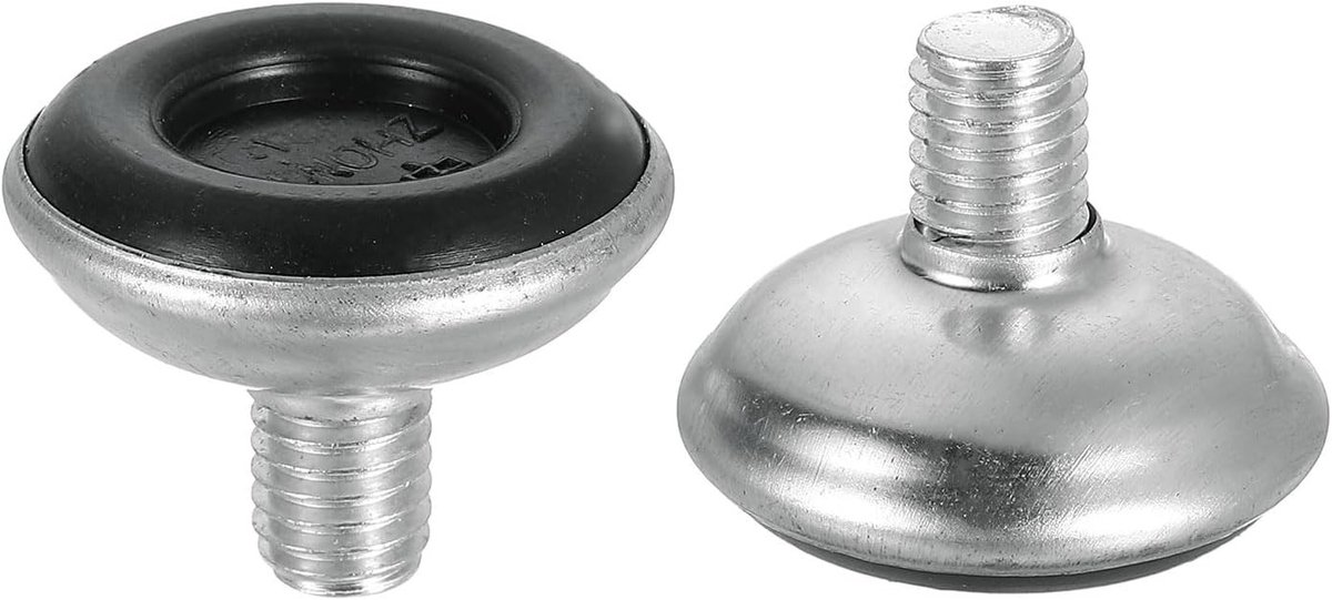 Verstelbare meubelpootjes voor meubels - 8 stuks - Geschikt voor stabiliteit en niveau-aanpassing - Zilver, 30mm lengte