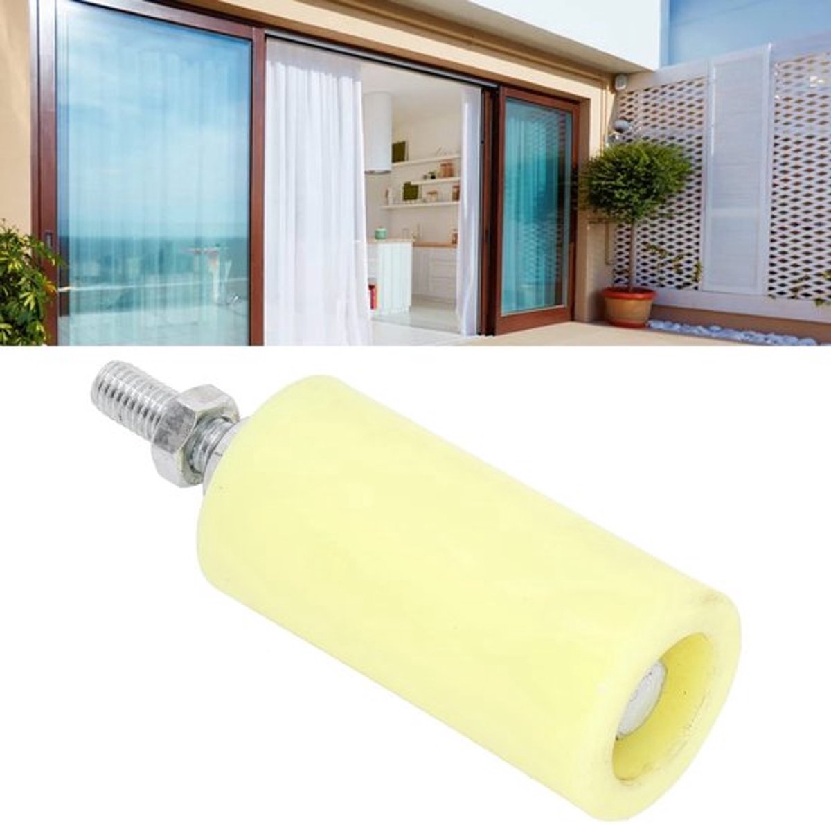 Nylon Schuifpoortgeleiderol M12 Draad voor Schuifdeuren