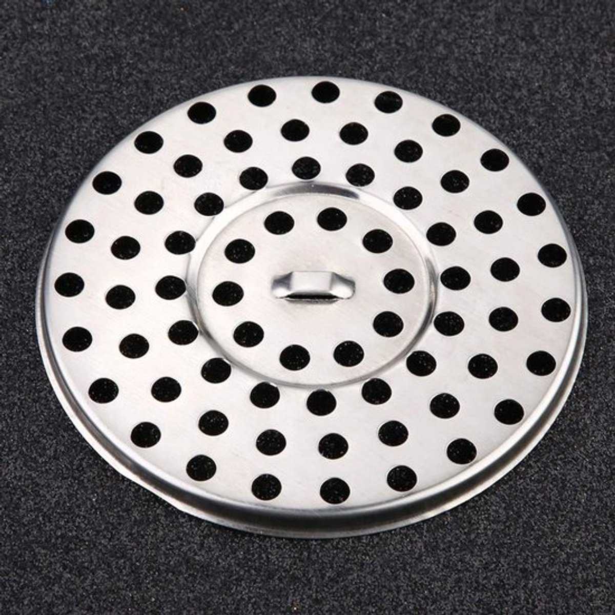 Haarvanger Duurzaam - Afvoerzeef Douche - Afvoerstop - Korfplug - Haarvanger Badkuip - Roestvrij Staal 8,5 Cm