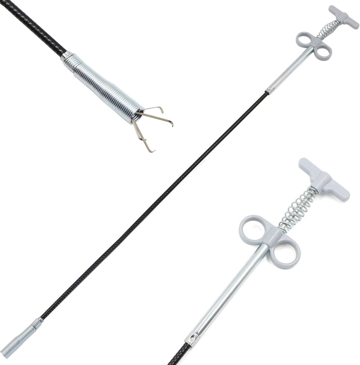 Multifunctionele Klemmen met 4 Klauwen voor Afvoerreiniging, Keuken en Badkamer, 90 cm, 1 Stuk