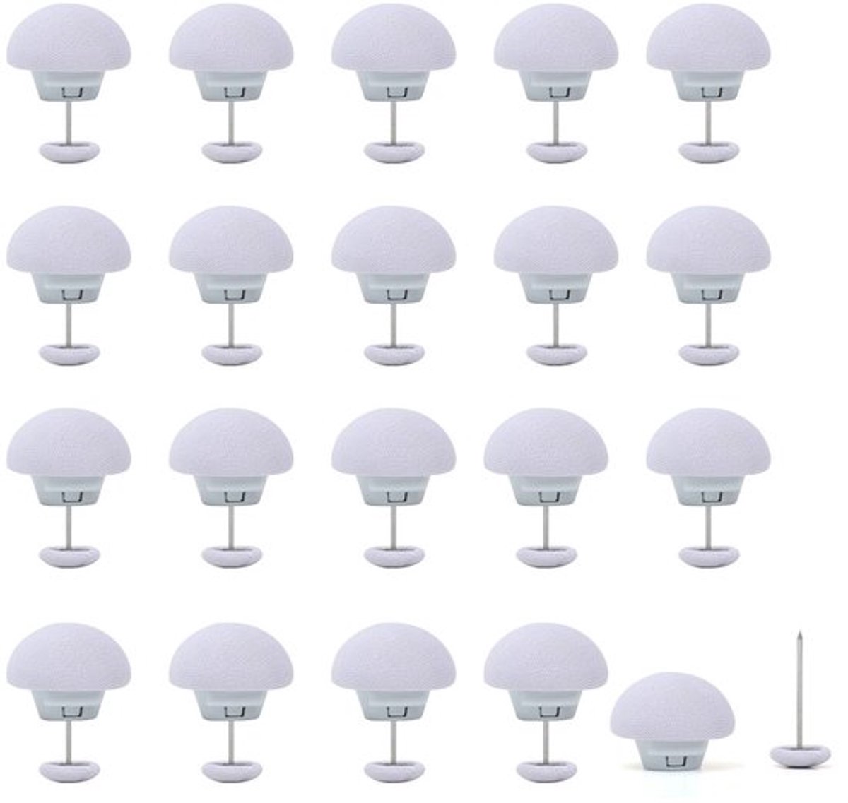 Bedplafondhouder 20 Stuks met Paddenstoeldekclips voor Quiltdiktes