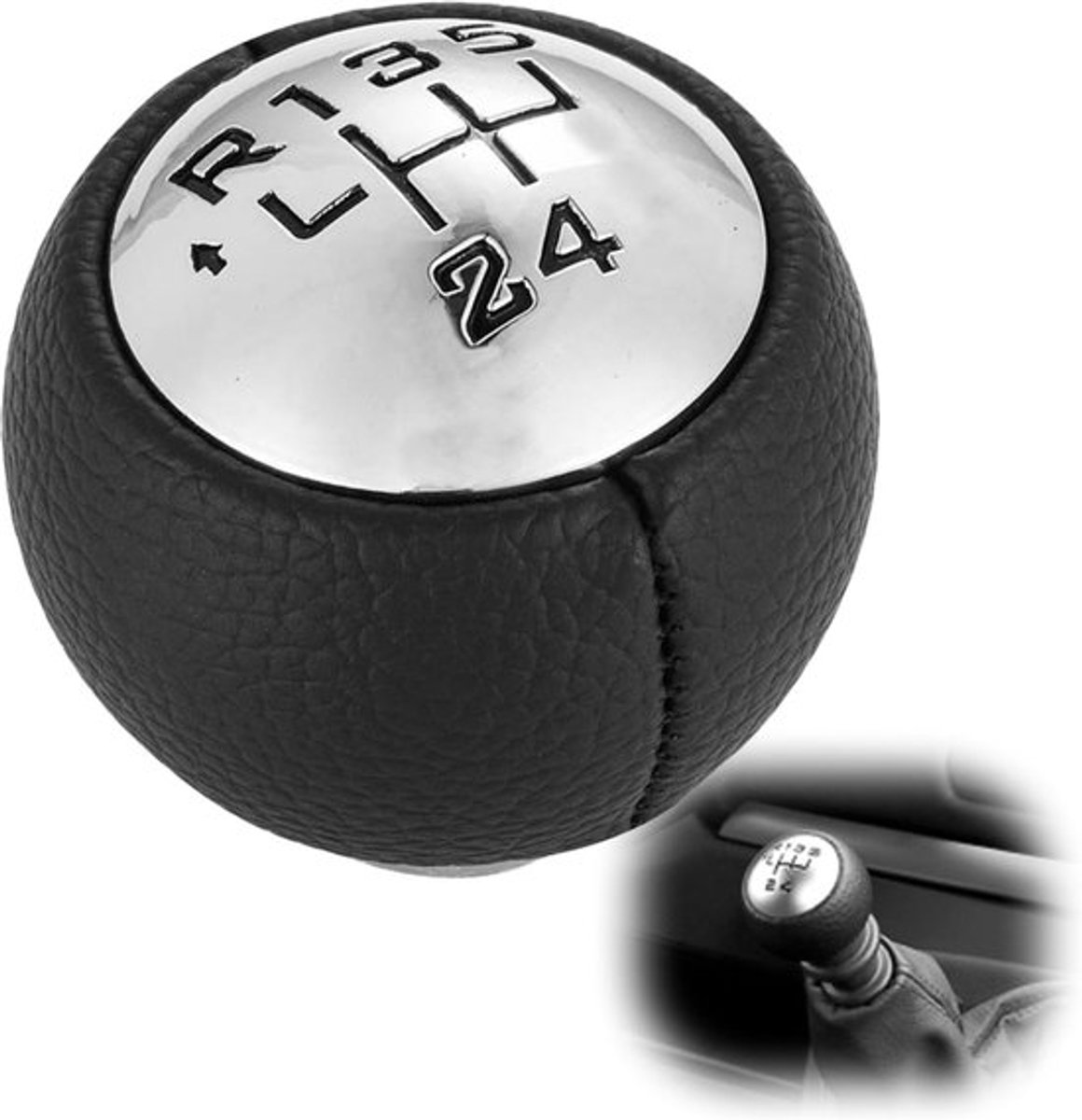 Versnellingspook Hoes Hoogwaardige Kwaliteit - Pookknop - Versnellingspook Knop - Universele Pookknop - Ergonomisch Ontwerp - Geschikt voor Jumpy 2004-2007 - Versnellingsknop