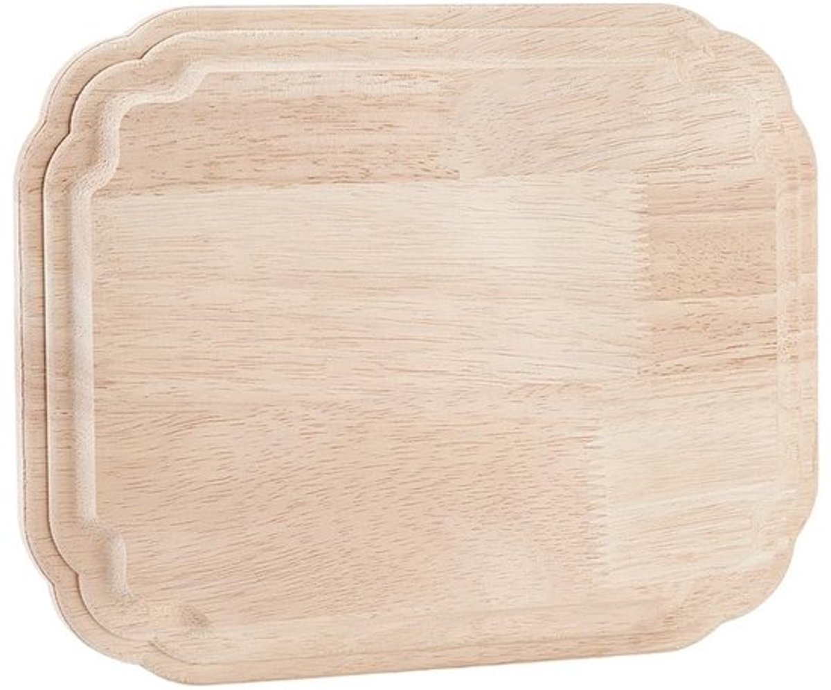 Houten Plaquette 25 x 20 cm - Natuurlijke Houten Planken - Ongefinished - Decoratieve Plaat - Geschikt voor Gravure - Duurzaam en Sterk