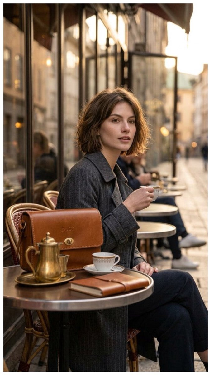 Leather Crossbody Brown The Santa Fe Collection