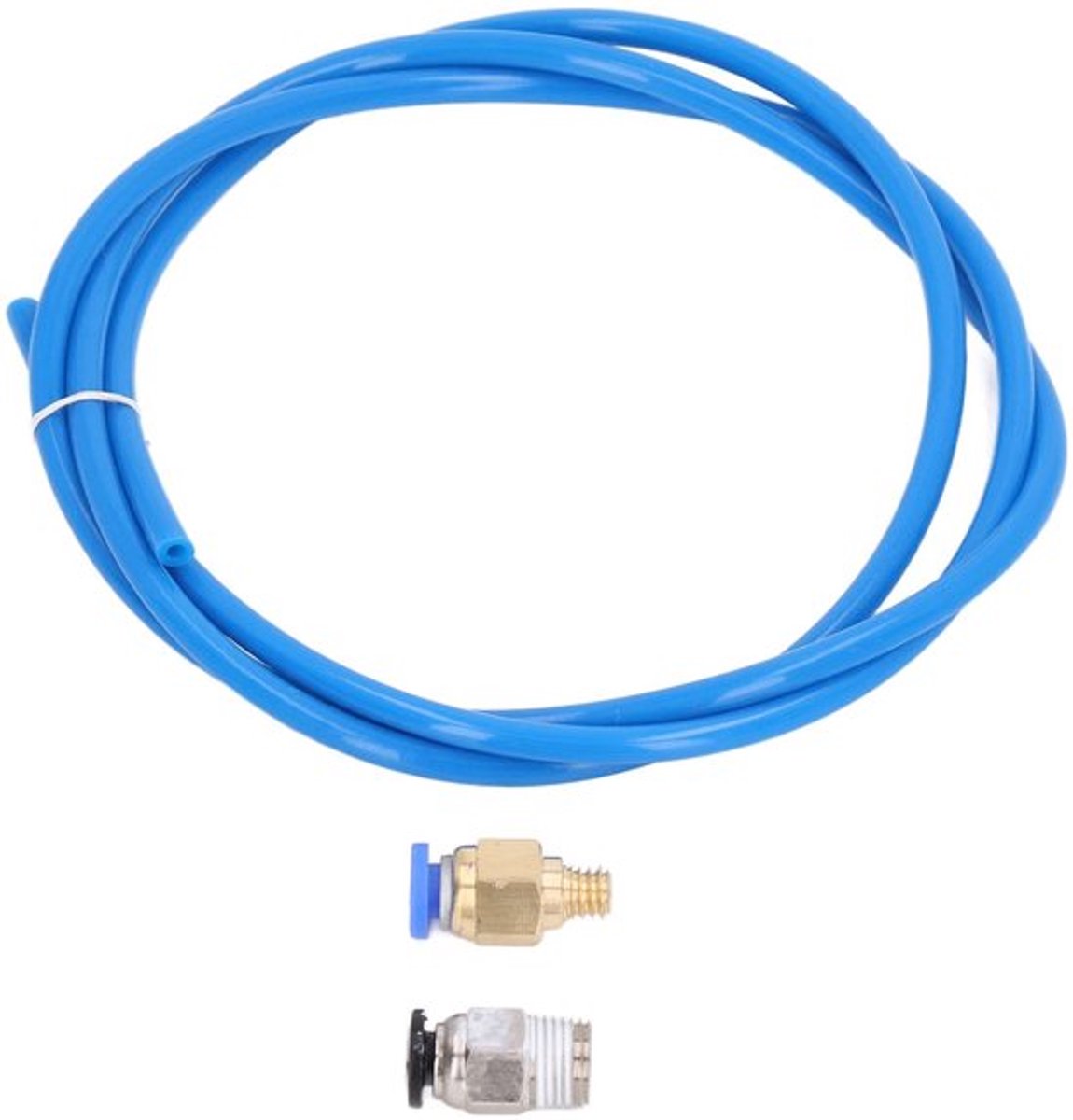 Pneumatische Fittingenset 5 Stuks - 1 Meter PTFE-buis - 20 Stuks Connectoren - PC4-M10/M6 Fittingen - Geschikt voor 3D-printer - Betrouwbare Kwaliteit