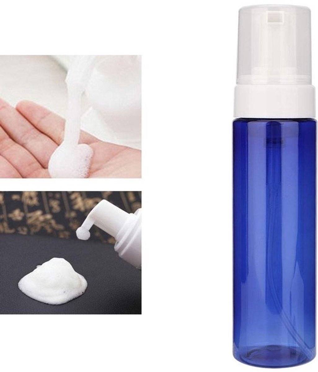 Zeepdispenser 200 ml - Schuimende Pomp - Tattoo Design - Vrijstaand - Antislip - Geschikt voor Keuken/Douche - Pompfles