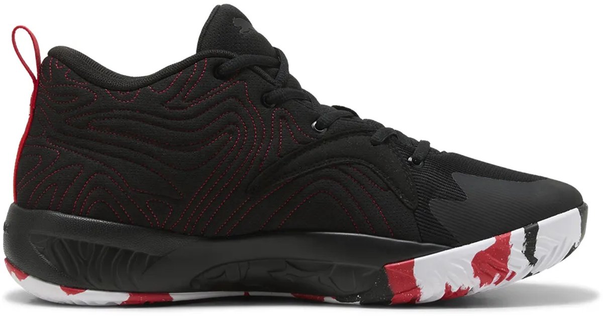 Puma Court Pro 3 Basketbalschoenen 1/2 Man Zwart