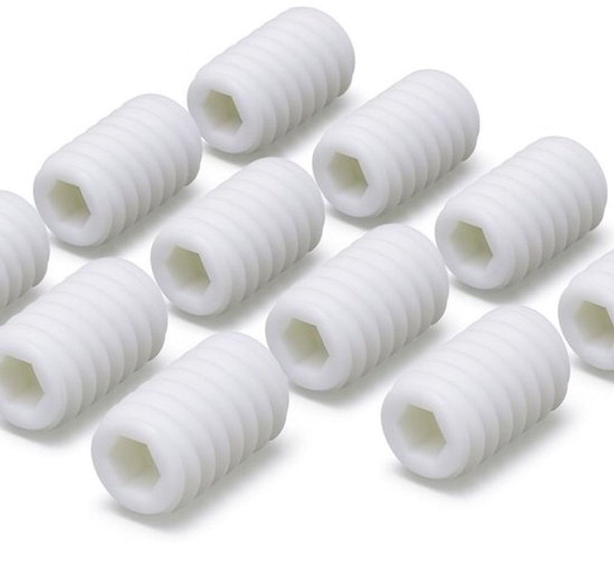 Set van 20 Schroefdraadpennen met Kegelkop M6 x 8 mm