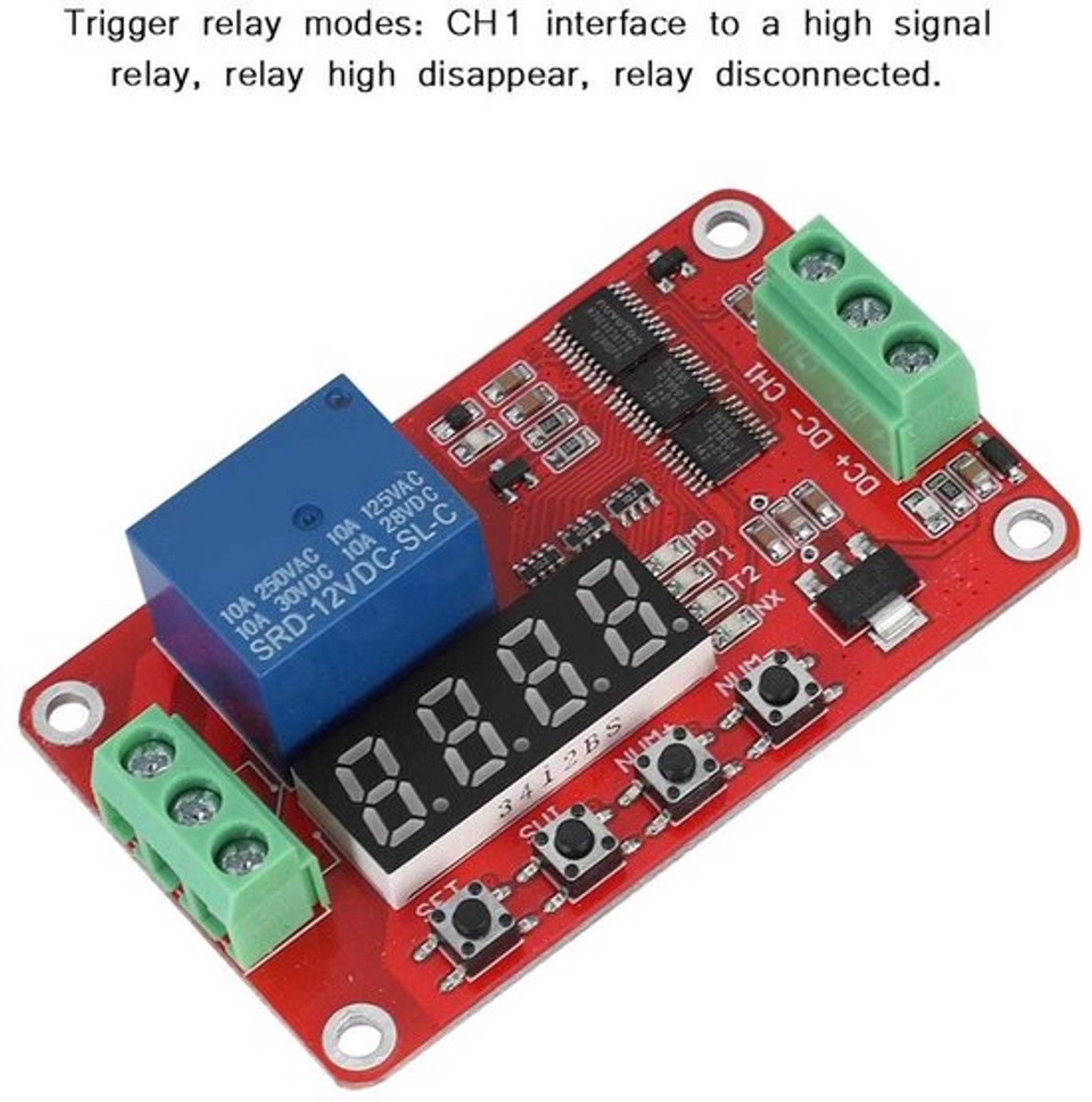Multifunctionele Eindeloze Lus Timing Relaismodule - Automatiseringsvertraging - Materiaal - 18 Functies - FRM01
