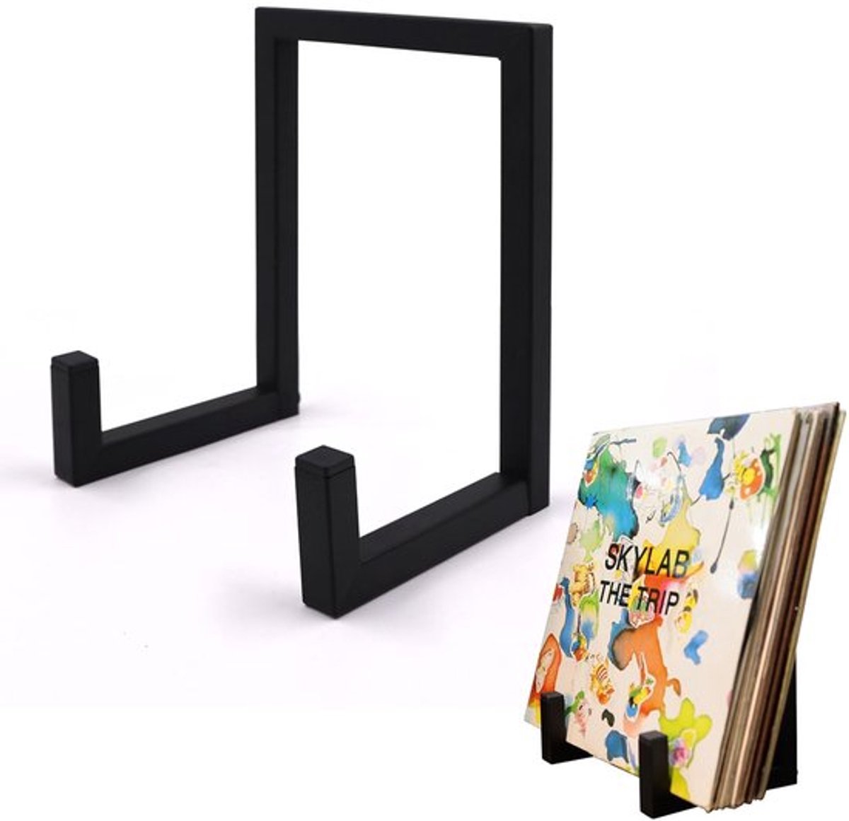 Vinyl Record Houder - Vinyl Stand - Opslag Rack - CD Display - Meerdere Albums - Stabiele Constructie - Platenrek
