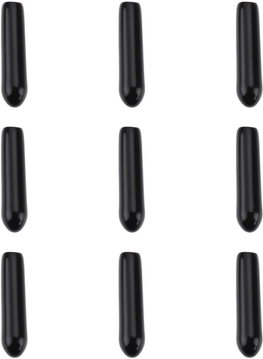 Kraaghoezen 100 stuks - Rubber - Geschikt voor puntige kragen 2,25 mm - 3,0 mm - 16 mm lang - Eenvoudig te installeren - Halsbandhoezen