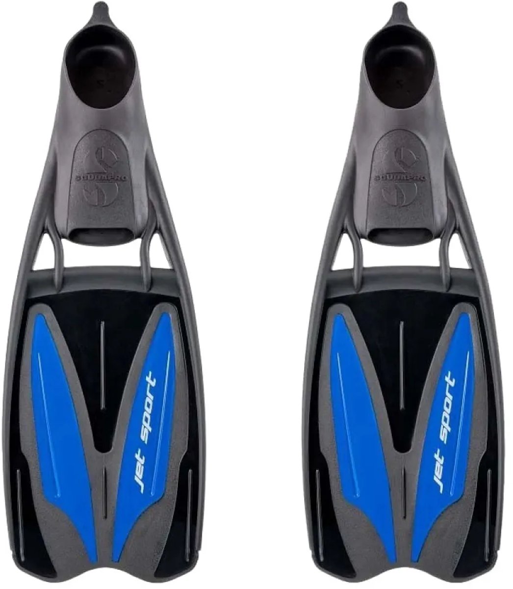 Scubapro Jet Sport Full Foot Duikvinnen Zwart EU 43-46