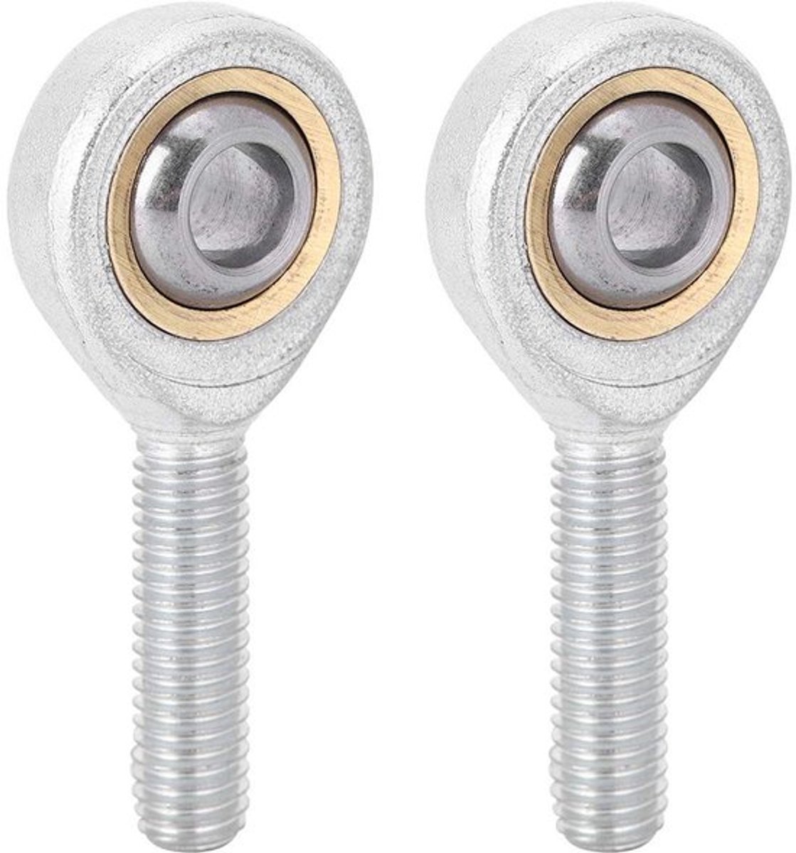 Stangkop 2 Stuks - Scharnierend Lager - Binnendiameter 8 mm - Buitendiameter 24 mm - Lengte 54 mm - Corrosieweerstand - Glijlager