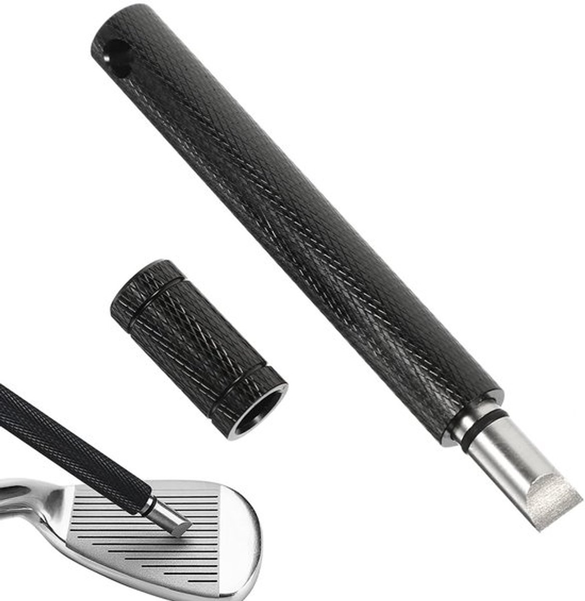 Groefslijper Stevig Materiaal - Golfclub Groefreiniger - Antislip Handvat - Lichtgewicht - Draagbaar - Verbeterde Backspin - Golfclubreiniger
