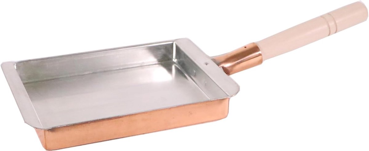 Koperen Koekenpan - Omeletpan Kopper - Koken - Premium Koper Materiaal - 16.5 cm - Koper