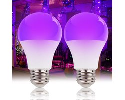 carmdering - Blacklight UV Lamp- UV-lamp - E27 Fitting - Neon Verlichting - Glow in the Dark -2 stuk