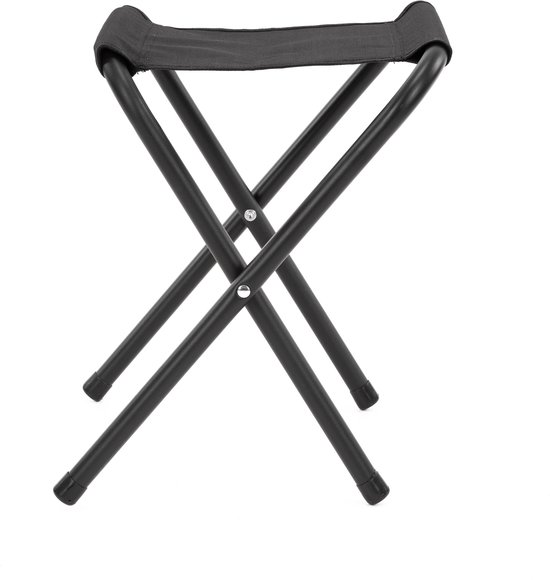 Springos Picknick Tafel Met Stoelen- Campingtafel - Campingset - Biertafel - Horeca -Tafel - Stoelen - Opvouwbaar - Zwart - 120 x 60 x 55 cm van Springos — afbeelding 4