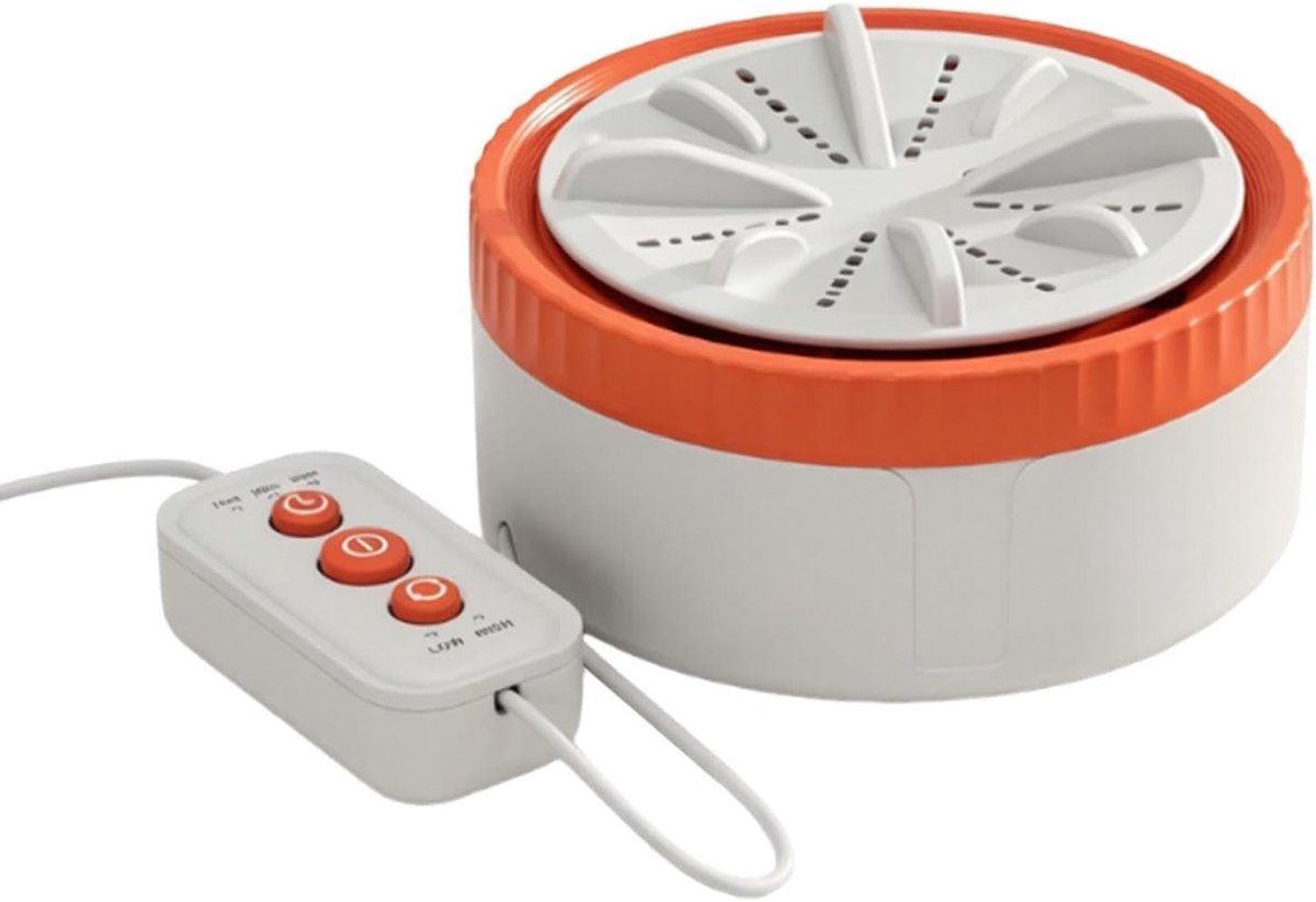 Ondergoed wasmachine Mini wasautomaat Dagelijkse was Energiezuinig ontwerp 65 x 11 cm Oranje